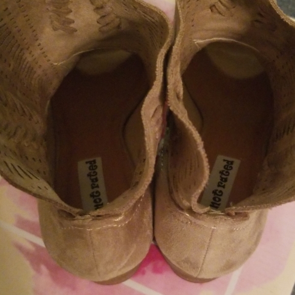 NWOT by Not Rated, "Savio" peep-toe booties - Picture 3 of 7